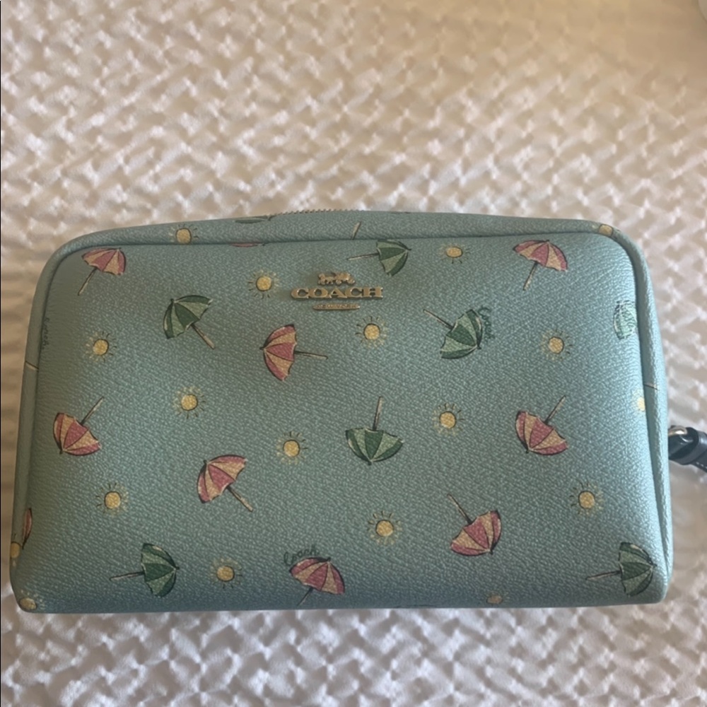 Coach makeup bag